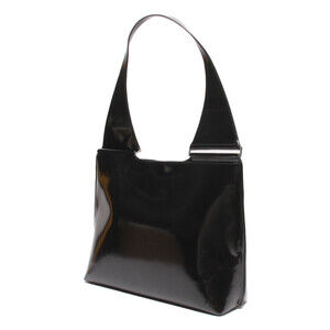 Gucci Leather Patent Black Bag Shoulder Tote